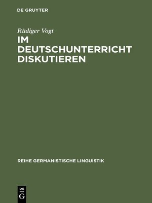 cover image of Im Deutschunterricht diskutieren